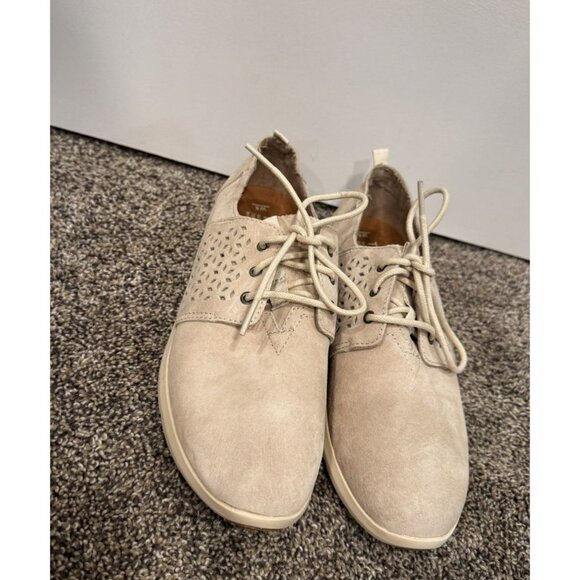 TOMS Del Rey Birch Suede Mosaic Tile Shoes Size 8 EUC - Picture 3 of 6